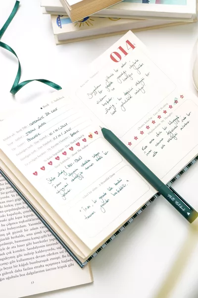 Четене на дневник за книги Зелено