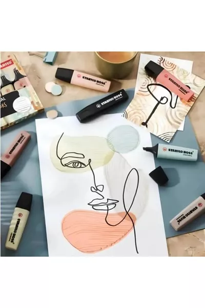 Ensemble de 7 marqueurs Boss Original Nature Colors