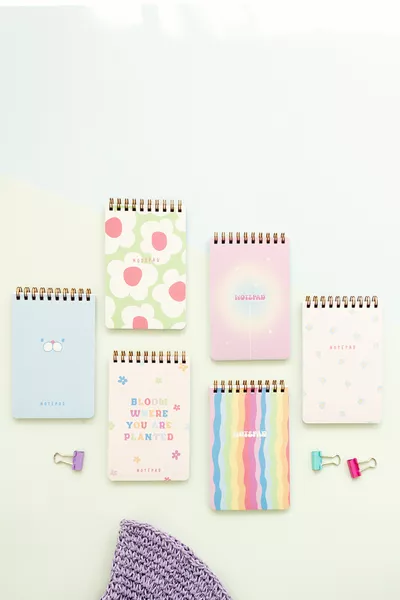 مجموعة مفكرات الجيب المكونة من 6 قطع