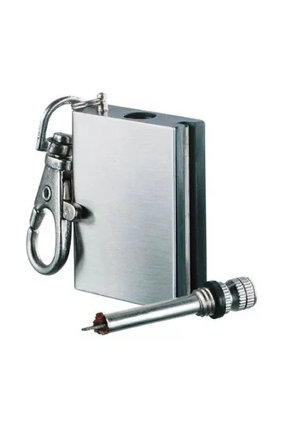 Зажигалка Zippo Clipper на бензине с магниевым воспламенителем, металлическая спичка