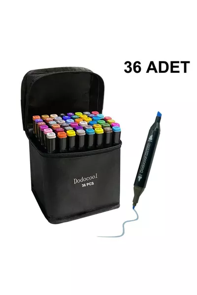 -Piece Double-Ended Touch Marker Art Design Pen Set Imported Product