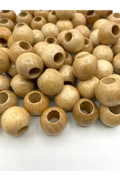 Perle in legno, legno verniciato da mm, perle in legno (GR, ~ PERLE)