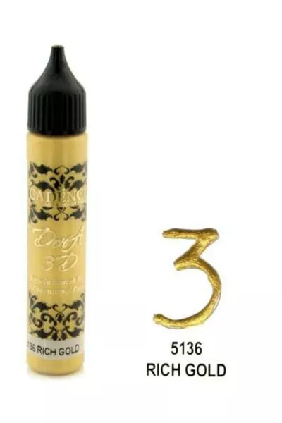  Dora 3D Dimensies Parelsverf  Rijk Goud