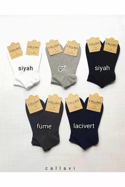 Men's Plain Cotton Socks  Pairs