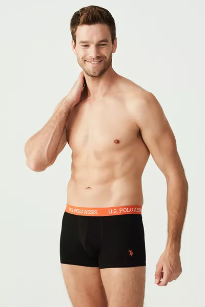 Boxer noir pour homme, lot de 3