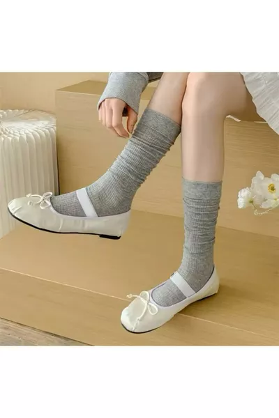 مجموعة جوارب تحت الركبة 4 أزواج