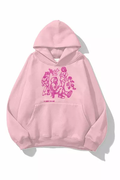 Unisex Tyyz Sweatshirt Pembe