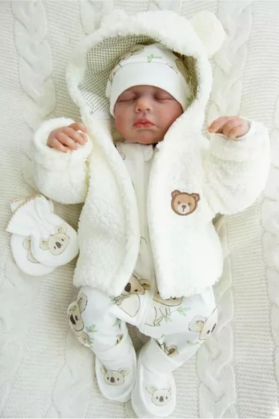 Plush Fleece Baby Hooded Zipper Cardigan Wellsoft