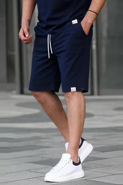 Men's Regular Fit Double Pocket Basic Shorts 