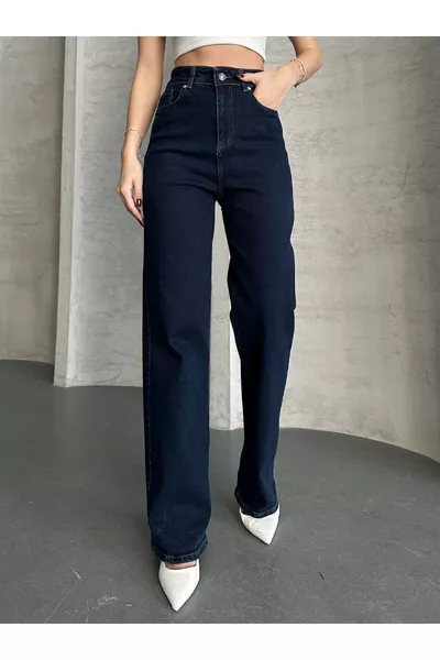 Women's Palazzo Stretch Wide Leg Jeans