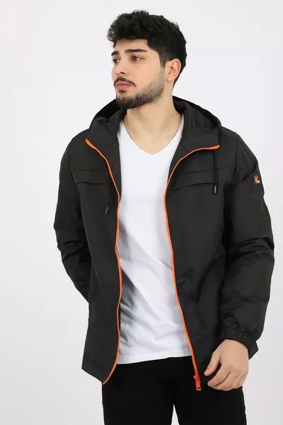 Ветровка с цветни комбинации и цип, подходяща за сезона Pldp 