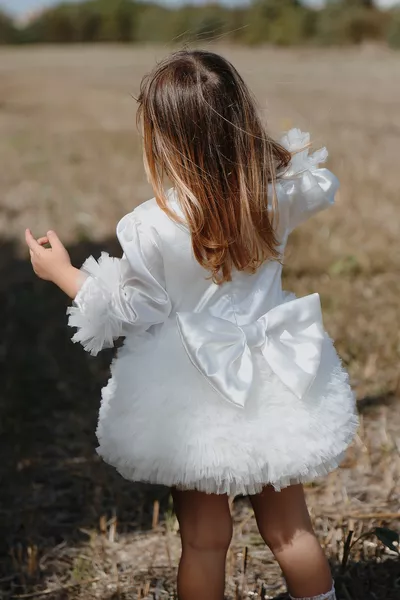 Girl Baby Kid Birthday Party Wedding Dress Tulle Tutu Lined Children's Clothing Baby Clothing