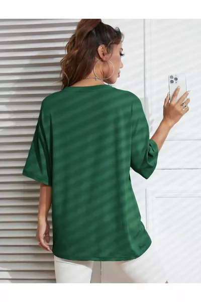 T-shirt oversize en coton d'été imprimé marguerite
