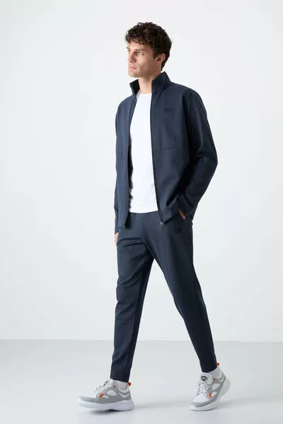 Carlos Indigo Standaard Pasvorm Heren Trainingspak - 