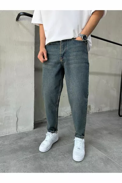 Men's Worn Green Pants
