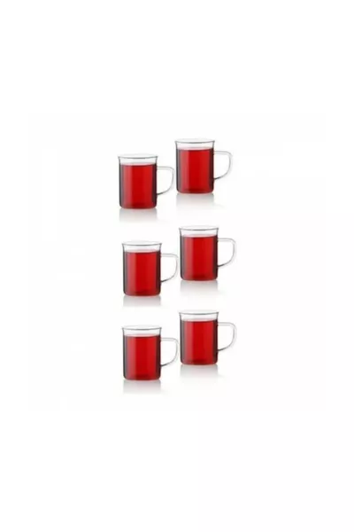 Set di 6 bicchieri Termasil in vetro borosilicato resistenti al calore