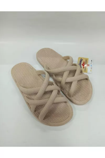 Women's Beige Daily Slippers Airblow