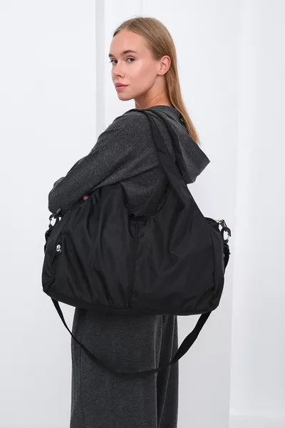 حقيبة كتف جيليو سوداء