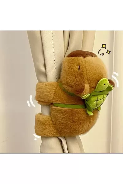 سوار اللعب الكبيبرا المحشوة كابيبارا كابيبارا كولي احتضان لعبة أداة متعدد الاستخدامات