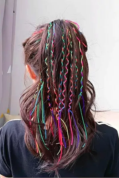 Дъгови Fulaş Ipek Poştiş Плетена декорация за коса  броя