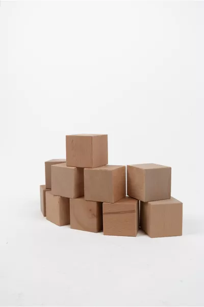 Дървени кубчета 2 см -  бр. Клас А