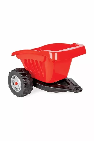 АКТИВНЫЙ ТРАКТОР С ПРИЦЕПОМ НА ПЕДАЛЯХ (КРАСНЫЙ)