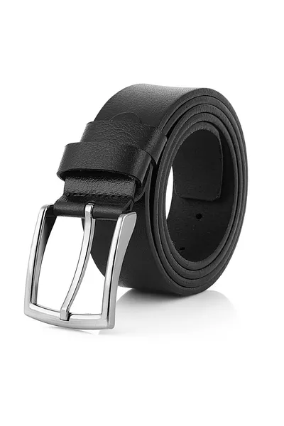 Genuine Leather Men's Belt Black