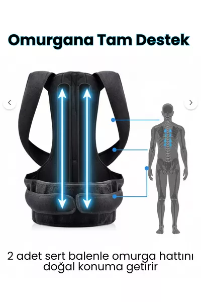 Corset médical CoreX avec baleines pour maintien droit des épaules, du dos et de la taille, pour femmes et hommes, préventif contre la cyphose et la scoliose