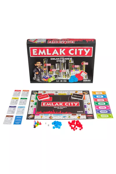 لعبة تجارة العقارات مدن العالم ميغا سيتي 2-6 أشخاص - أسود