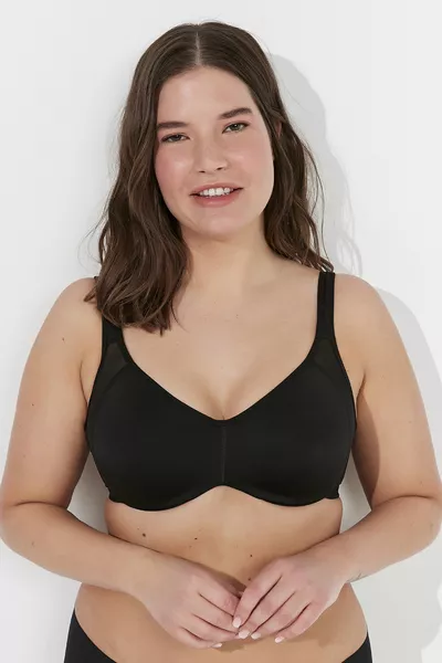 Black Plus Size Shaping Underwire Bra
