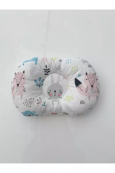 وسادة رأس مسطحة على شكل أرنب القمر للرضع حديثي الولادة