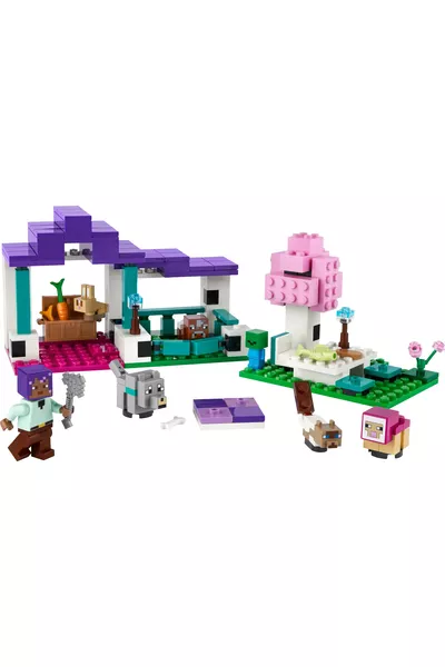 ® Minecraft® Rifugio per Animali + Set di Giocattoli Creativi per Bambini (P)