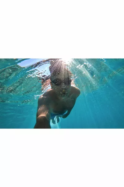 Силиконови специални регулируеми очила за плуване, не запотяват и са водоустойчиви, с кутия, за басейн и море