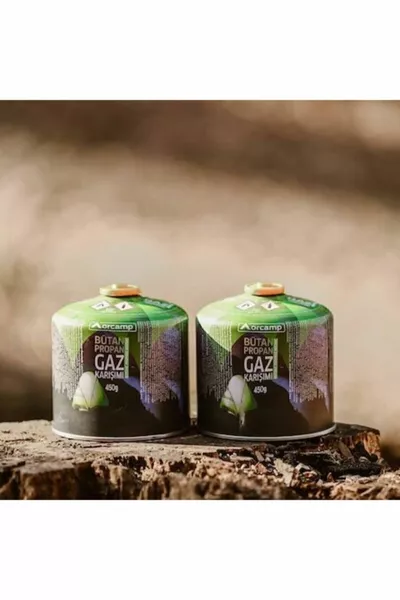 كبسولة غاز أرجاز  مجموعة من قطعتين  غ