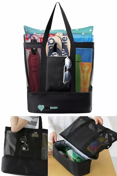 Isoliertasche für heiß und kalt, Gefrierschrank, Picknick, Camping, Reisen oder Strand