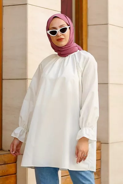 قميص كارلين أبيض