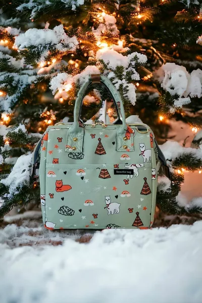 Термосумка с теплоизоляцией и водонепроницаемой защитой для переноски еды