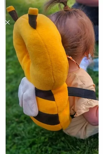 Ruyalarbebek Coussin de Protection de Tête pour Bébé Jaune Coussin Première Étape pour Marcher