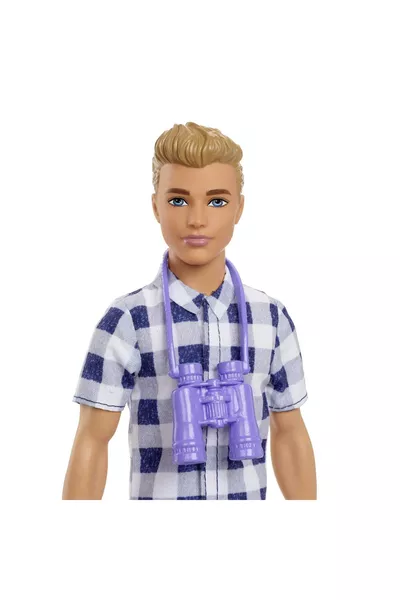 Игровой набор «Кен идет в лагерь» с Кеном и аксессуарами, игрушка для детей от 3 лет