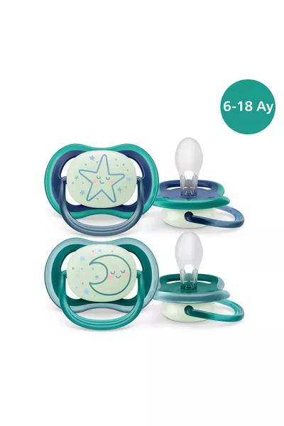 حلمة الليل من ألترا إير تضيء في الظلام للرضع / ذكر