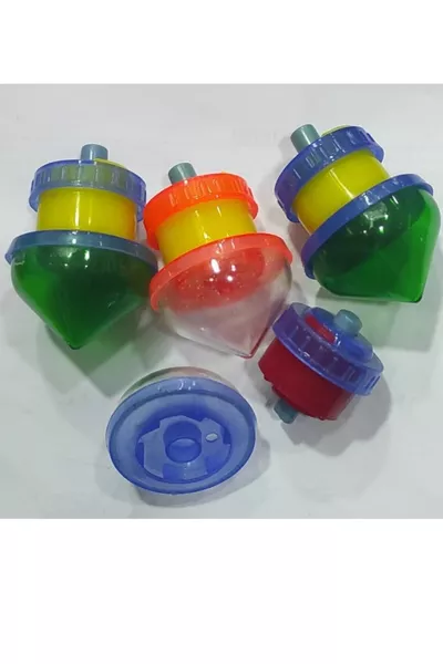 Toupie à pression en plastique - Unité - Cadeau de bulletin