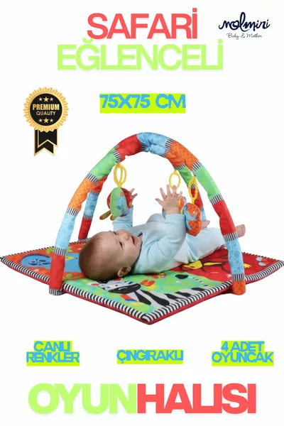 Tapis de jeu pour bébé avec jouets