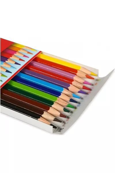 Комплект  пълноцветни сухи пастели в картонена кутия / 