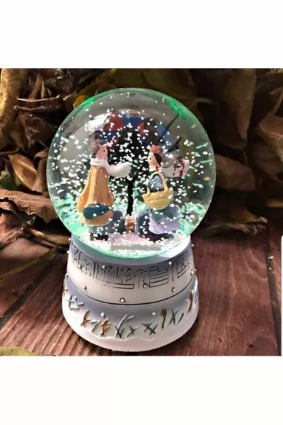 Зимняя Сказка Снежный Шар, Музыкальный, Светящийся Снежный Шар Зимняя Сказка Снежный Шар, Му