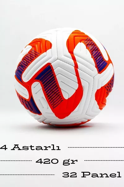 Football Ball Stitched, Hard Ground and Turf, Includes Pump as Gift