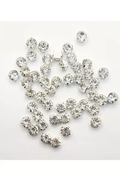 8 mm Montante con Cassa Vetro Taglio Cristallo Bianco  Pezzi