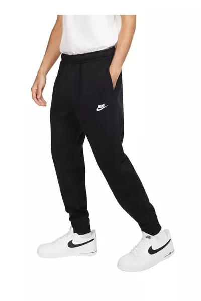 M NSW Club JGGR BB Black Men's Sweatpants (Thick Brushed Fabric)
