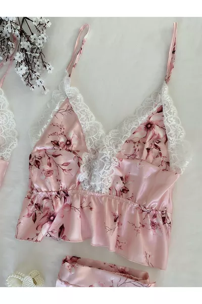 Ensemble Premium Satin Elizabeth à 3 pièces