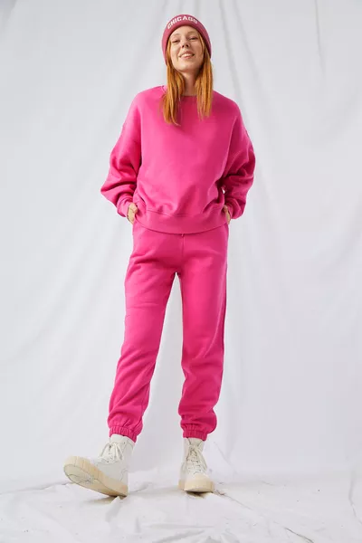 Women's Jogger Fuchsia Sweatpants