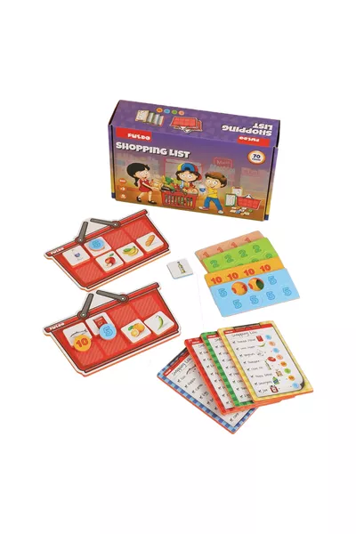 Игра за съвпадение и памет с пазарски списък